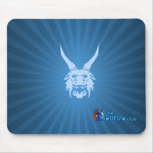 Tapis de souris de feu d'enfer