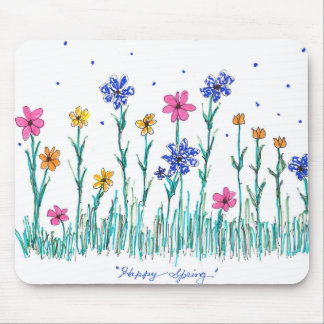 Tapis de souris de fleur