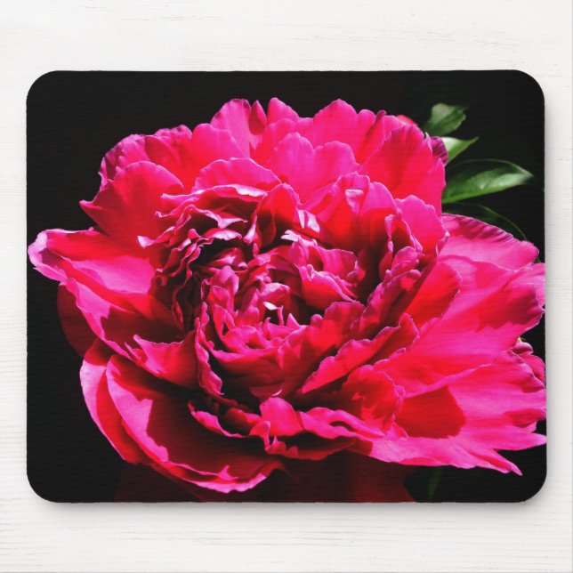 Tapis de souris de fleur de pivoine (Devant)