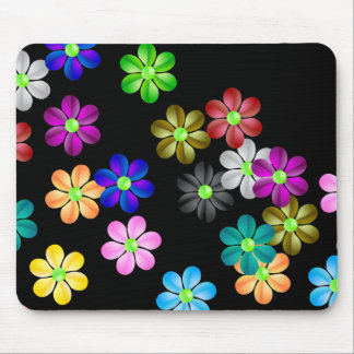 Tapis de souris de flower power