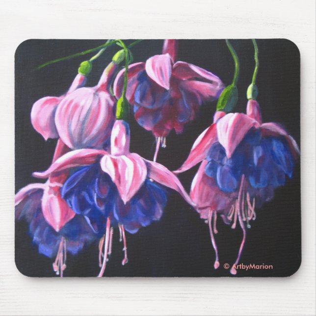 Tapis de souris de Fuschias de danse (Devant)