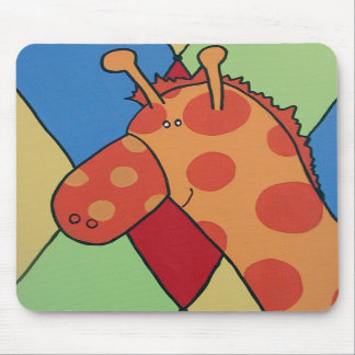 Tapis de souris de girafe