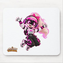 Tapis de Souris de Jeu de Robot IA Rose Nova Cute