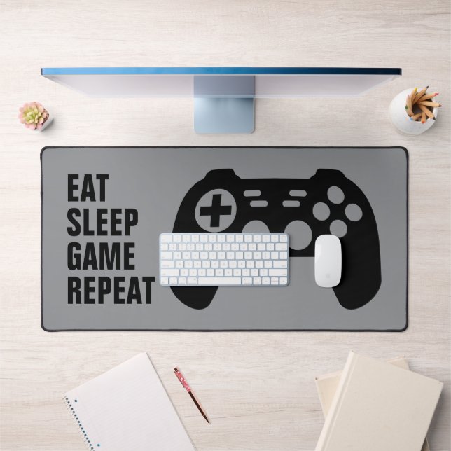 Tapis de souris de jeu Répéter Manger Dormir Jeu p (Bureau 1)