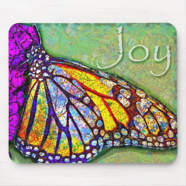 Tapis de souris de joie de papillon (Devant)