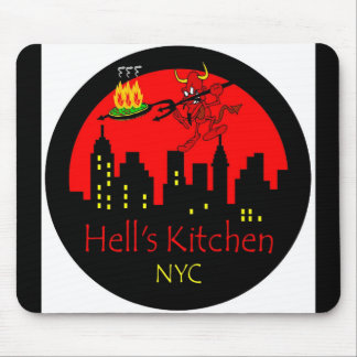 Tapis de souris de la cuisine de l'enfer de New