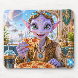 Tapis de souris de la soirée pizza de Luma
