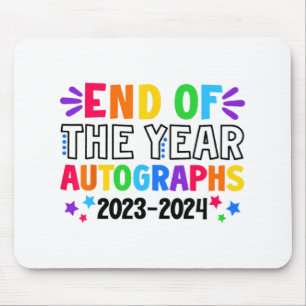 Tapis De Souris De L'Année Autographes 2023-2024 Dernier Jour De S