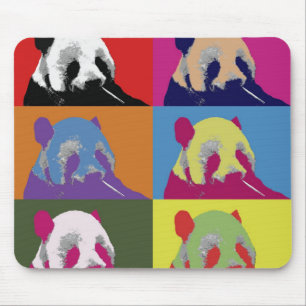 Tapis de souris de l'art de bruit de panda 2