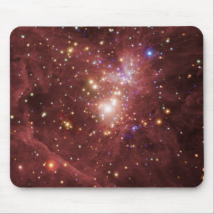 Tapis de souris de l'espace profond nébuleuse d'Or