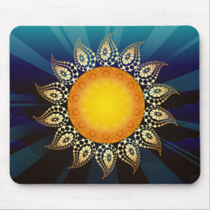 Tapis de souris de lever de soleil