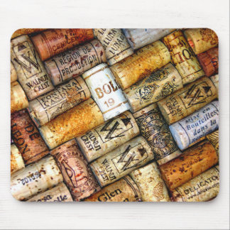 Tapis de souris de liège de vin