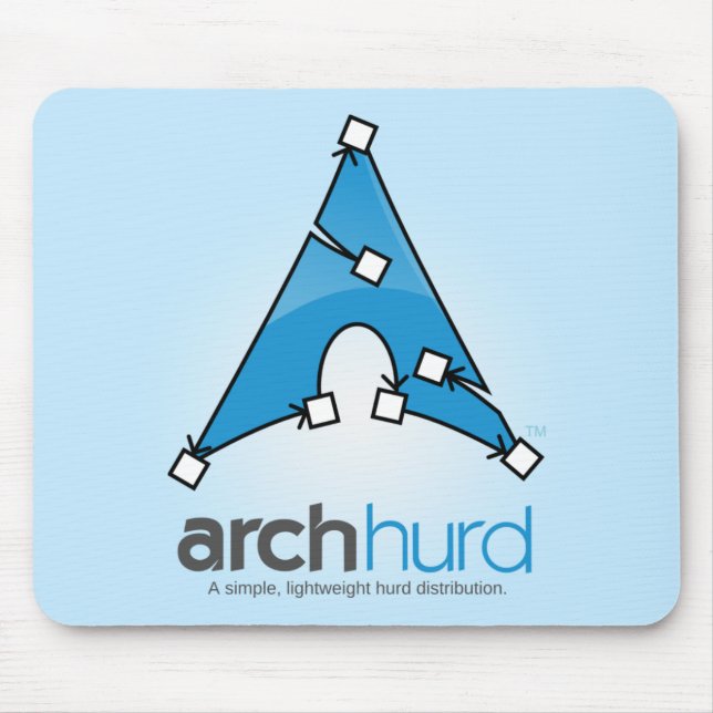 Tapis de souris de logo de Hurd de voûte (Devant)