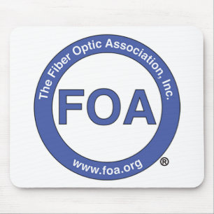 Tapis de souris de logo de la FOA