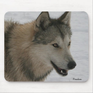 Tapis de souris de loup