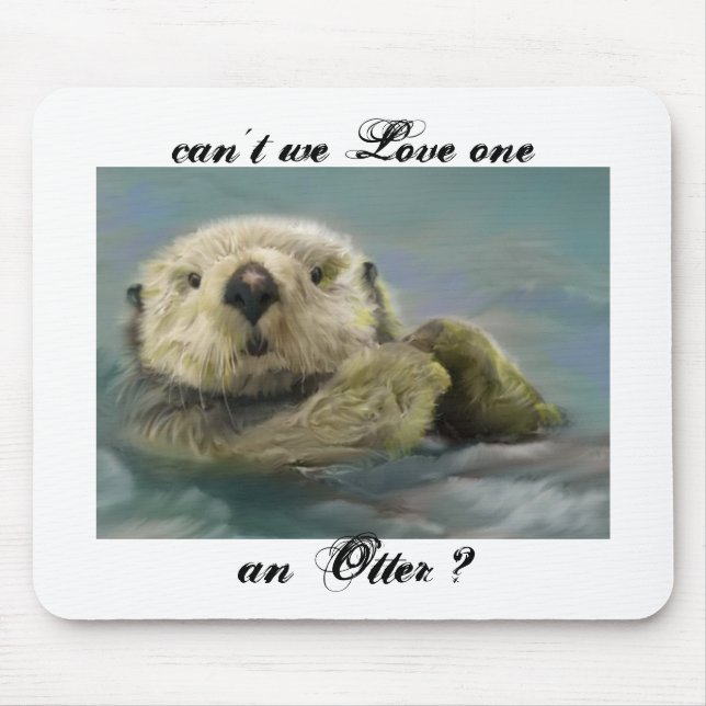 Tapis de souris de loutre de mer (Devant)