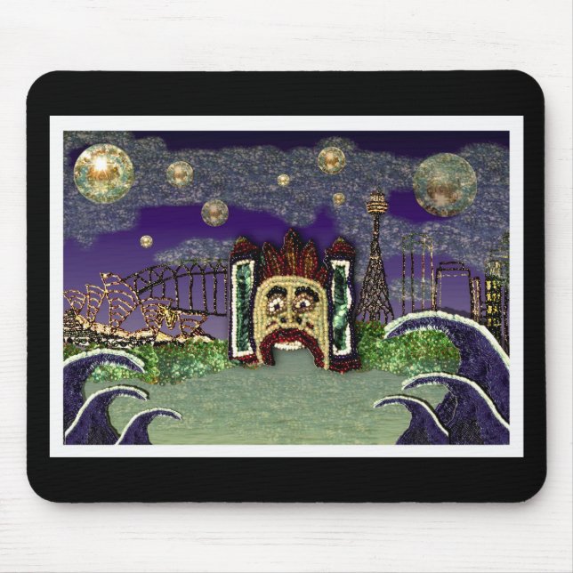 Tapis de souris de Luna Park (Devant)
