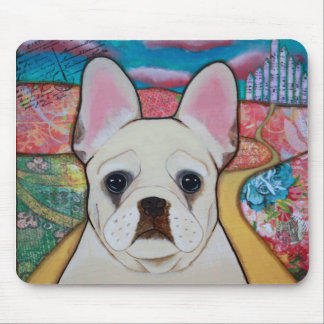 Tapis de souris de magicien d'Oz de bouledogue