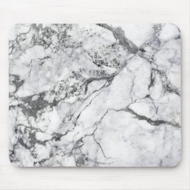 Tapis de souris de marbre gris (Devant)
