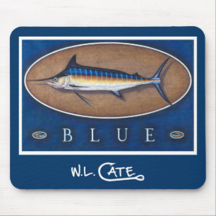 Tapis de souris de Marlin bleu