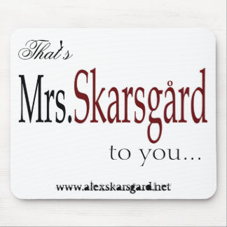 Tapis de souris de "Mme Skarsgard"