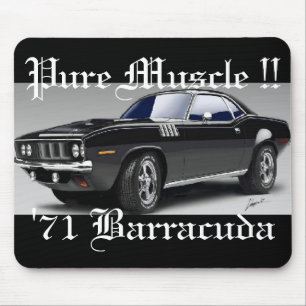 Tapis De Souris De 'muscle pur 71 barracudas ! ! Mousepad