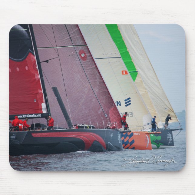 Tapis de souris de navigation de course d'océan de (Devant)
