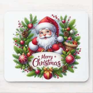 Tapis de souris de Noël vintage victorien