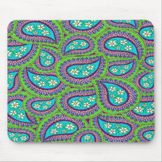 Tapis de souris de Paisley de marguerite