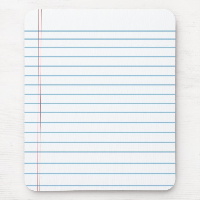 Tapis de souris de papier de note d'amusement (Devant)