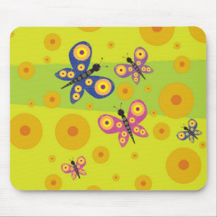 Tapis de souris de papillon