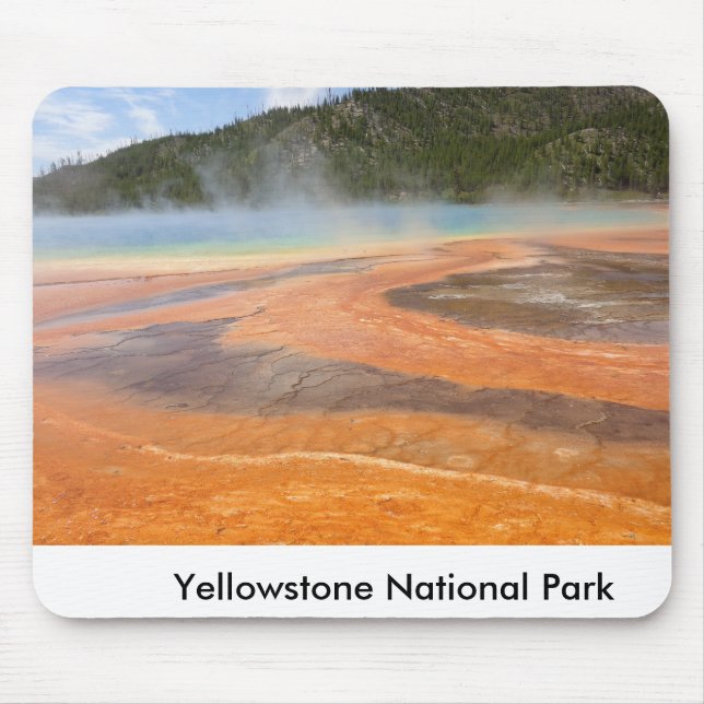 Tapis de souris de parc national de Yellowstone (Devant)