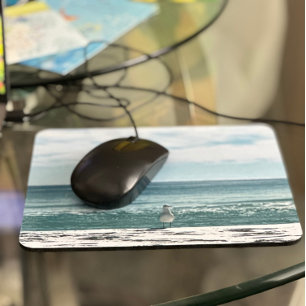 Tapis de souris de paysage de plage côtière