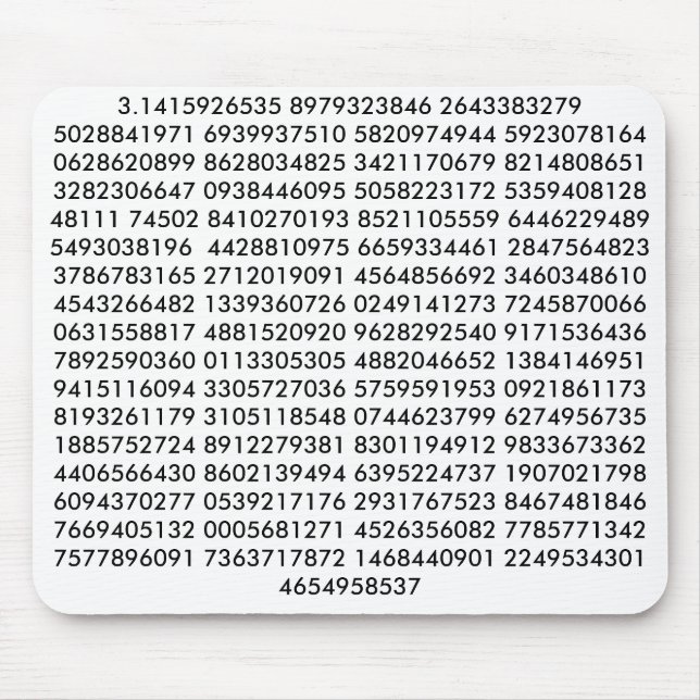 Tapis de souris de pi (Devant)