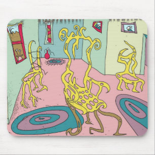 Tapis de souris de pièce