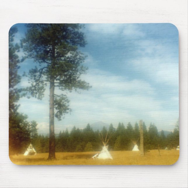 Tapis de souris de pré de Tipi (Devant)