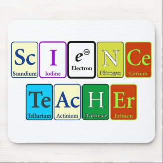 Tapis de souris de professeur de Sciences