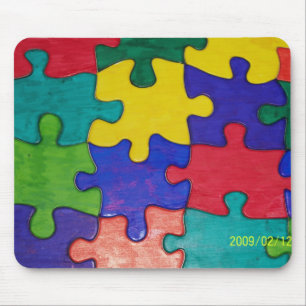tapis de souris de puzzle