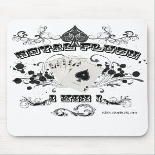 Tapis de souris de quinte royale