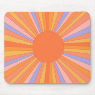 Tapis de souris de rayon de soleil