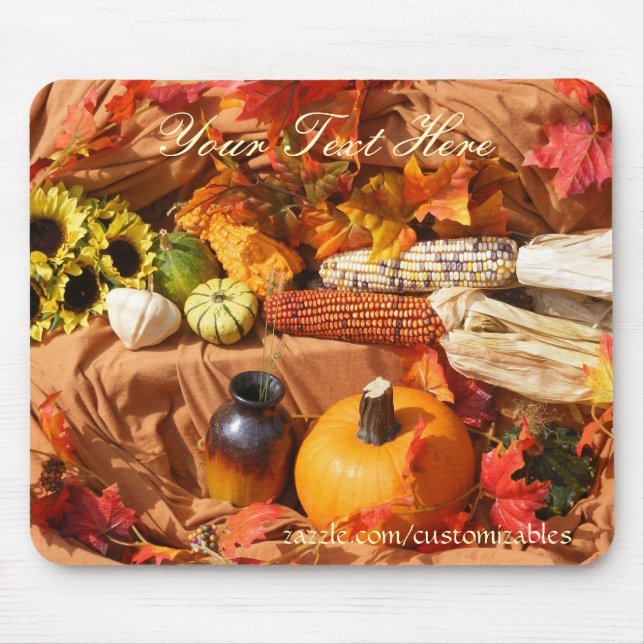 Tapis de souris de récolte d'automne (Devant)