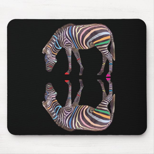 Tapis de souris de réflexion Zebra (Devant)