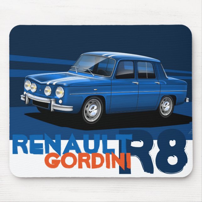Tapis de souris de Renault R8 Gordini (Devant)