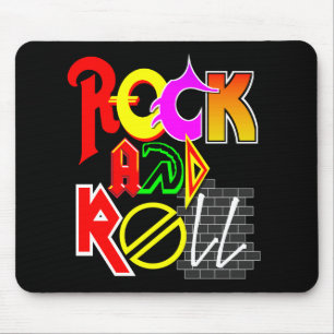 Tapis de souris de rock (noir)