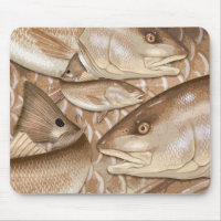Tapis de souris de rougets communs (tambour rouge)