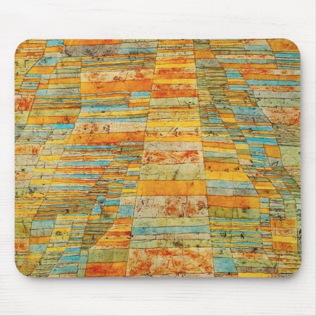 Tapis de souris de routes et de chemins détournés (Devant)