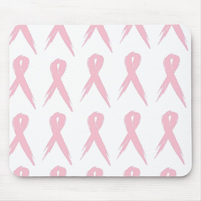 Tapis de souris de ruban de cancer du sein (Devant)