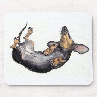 tapis de souris de sommeil de teckel