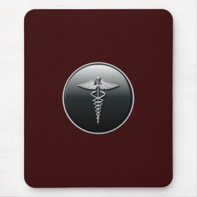 Tapis de souris de symbole de médecin (Devant)