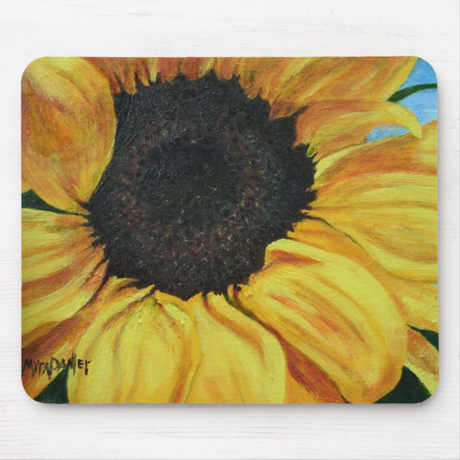 tapis de souris de tournesol (Devant)
